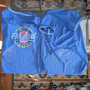 Blue Best Friend Ever Dog Shirt